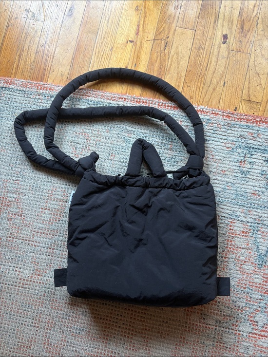 Ölend Handbags - OLEND Black Quilted Puffer Tote Bag - Lightweight Everyday Shoulder
